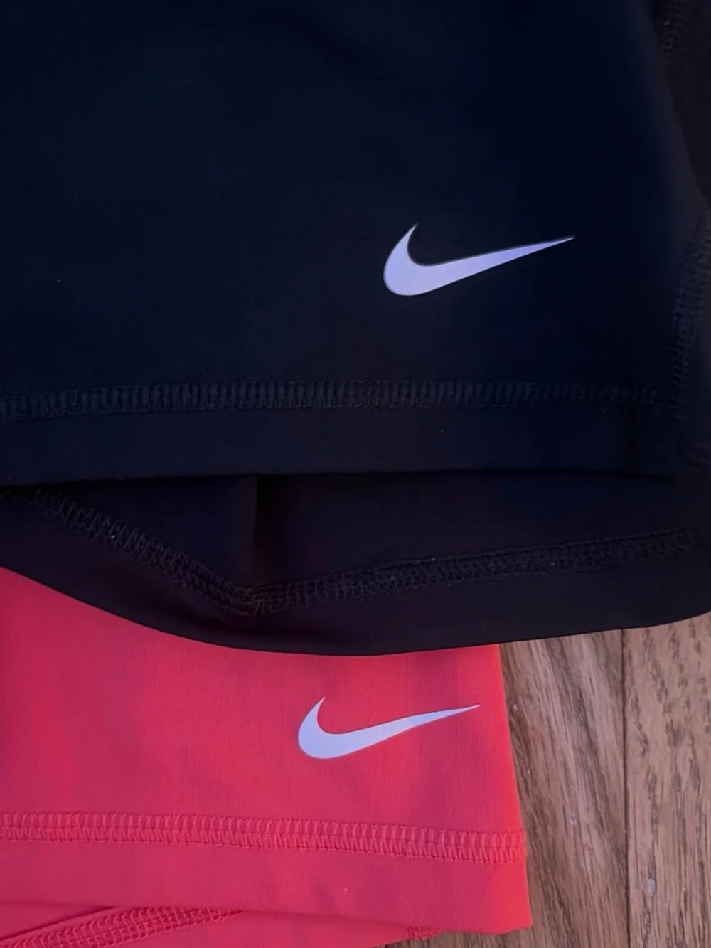 Nike Pro Kids' Compression Shorts - Pink and Black